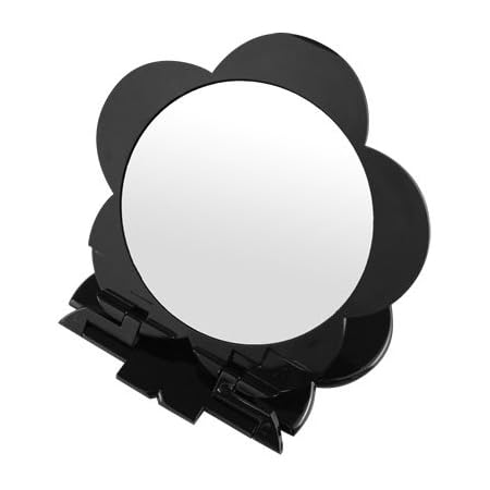 Amazon Co Jp ラッピング済み ギフト プレゼントに最適 マリークワント Mary Quant 鏡 ミラー 化粧 メイク コスメ デイジー 花 花柄 フラワー 折りたたみ コンパクト 黒 ブラック スタンド ビューティー