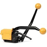 EastEamily 帯鉄用シールレス結束機 手動スチール結束機 幅13-19mm シールレス結束ツール 引き締め機 バックルレス結束機 省力化 操作簡単 安全な作業 物流 倉庫 工場に最適 日本語の説明書付き