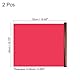 sourcing map Farbfilter Papier Folie für Fotostudio Kopflicht 40x50cm Dunkel Rot Paket von 2