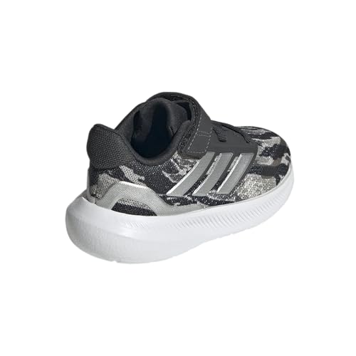Image of adidas Baby Marvel Run Falcon 5 Elastic Lace & Strap Shoe