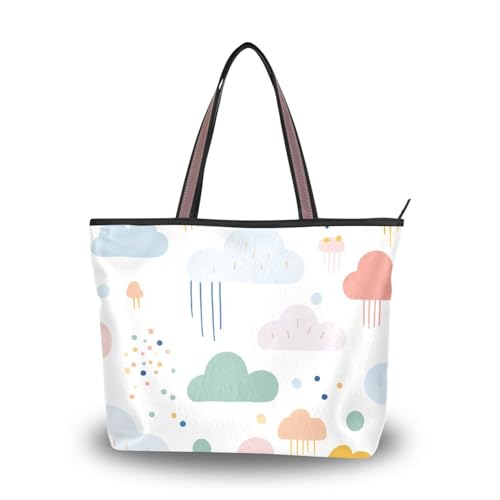 Image of Women Tote Bag, Large Shoulder Hobo Bags Casual Handbags Big Capacity Shopping Work Bag for Vacation, 5