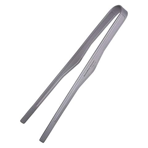 iBasingo Küchen Grillzange Titan Teetasse Clip Grill Clip Bratzange Verbrühungsfreie Easy Grip Pinzette Mehrzweck Geschirr Leichtes Handliches Utensil zum Servieren Cover