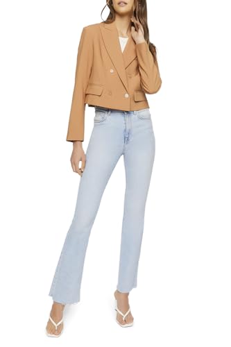 Forever 21 Women's Double-Breasted Cropped Blazer