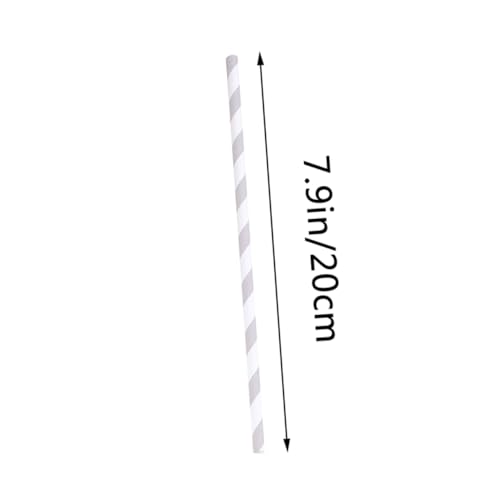 VALICLUD 200 pitillos desechables de papel gris miniatura 2