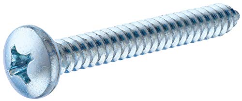 The Hillman Group 80101 12-Inch x 2-Inch Pan Head Phillips Sheet Metal Screw, 100-Pack