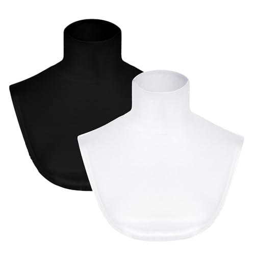 Yymobt Detachable Turtleneck Dickey Collar for Women Cotton Half Mock