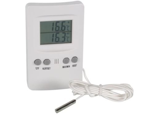 Preisvergleich Produktbild Veka Thermometer innen / außen, °C mini / max, mit Messeinheit