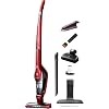 Electrolux Ergorapido Pet Cordless 2-in-1 Vacuum Cleaner with Motorized Pet Nozzle for Easy Pet Hair Removal, 48-Minute Run Time, 2 Power Modes, Chili Red