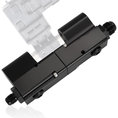E85 Universal Flex Fuel Sensor Adapter Kit Bypass Module Solid Billet 6061 Aluminum Material 6AN 8AN Splitter