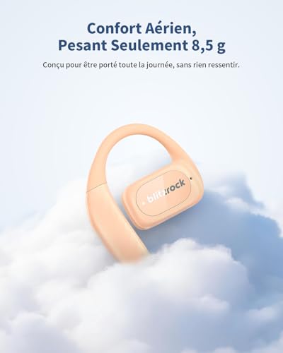 Écouteurs sans Fil Bluetooth 5.4 Sport Rose IPX5 pour Courir en Musique