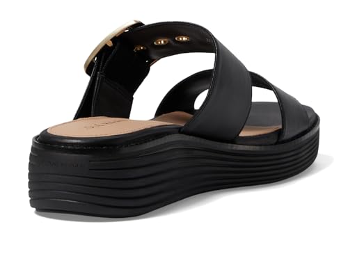 Cole Haan Cole Haan Womens Original Grand Platform Slide, Black/Black, 7.5-B US