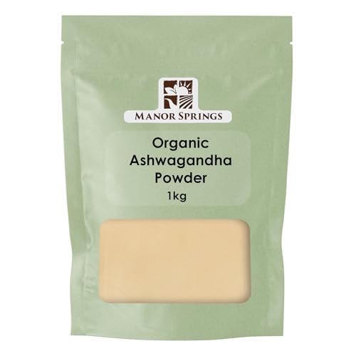Organic Ashwagandha Powder 1kg by Manor Springs Organic