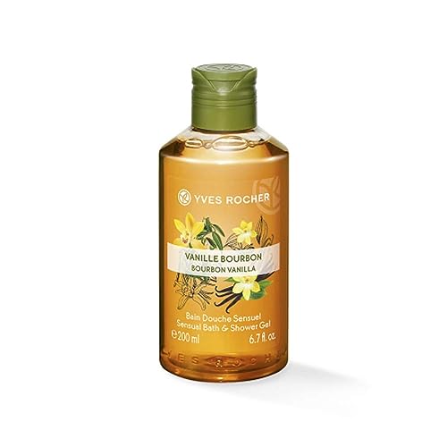 Yves Rocher Les Plaisirs Nature Sensual Bath & Shower Gel Bourbon Vanilla - 200 ml./6.7 fl.oz.