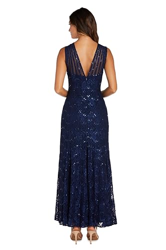 Image of R&M Richards Women's Starlit Siren Sequin Gown