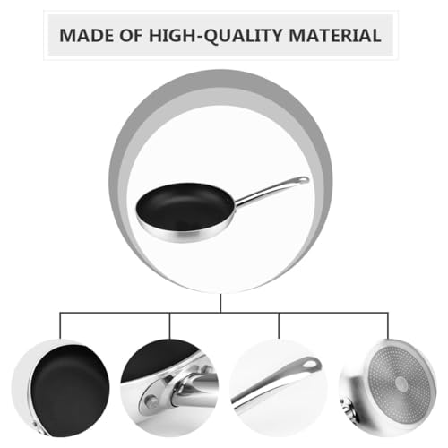 Wok de aluminio antiadherente 20cm fondo plano miniatura 3