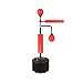 X&M Boxeo de la Velocidad de la Bola de la Bola Objetivo Rotating Stick Objetivo Dodge Training Equipo de Entrenamiento Adulto Lucha Bolsa de perforación (Color : Rojo)