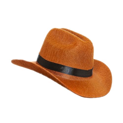 Sombrero vaquero para mascotas S/M disfraz festivo miniatura 6
