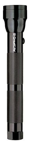 GreatLite 32024 3D Hi-Intensity Aluminum Flashlight, Black