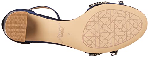 Jewel Badgley Mischka Joanne Strappy Block Heel #TOP3