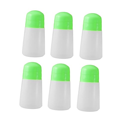 HOLIDYOYO Set of 6 Spice Condiment Bottles Spice Containers Pepper Seasoning Jars Kitchen Supply for Bbq