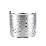 Generisch Olla Para Mariscos, Cubo De Metal Con Goteras Para Filtrar La Humedad Y La Grasa, Cubos Con Goteras Para Cocinar Mariscos En Las Vacas