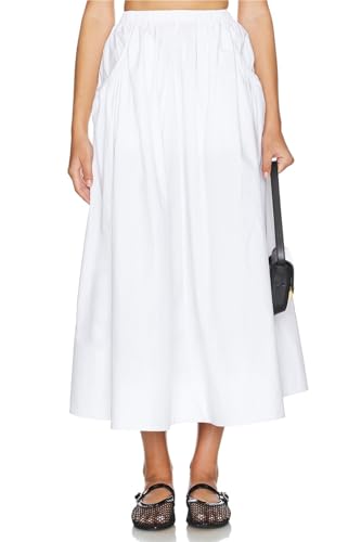 Women's Autumn and Winter Pocket Skirt Fashion Cotton and Linen High Waist Loose Large Skirt2