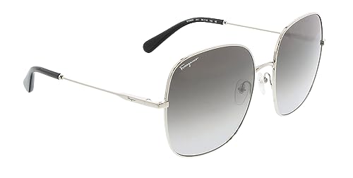 SALVATORE FERRAGAMO Grey Gradient Square Ladies Sunglasses SF300S 041 593