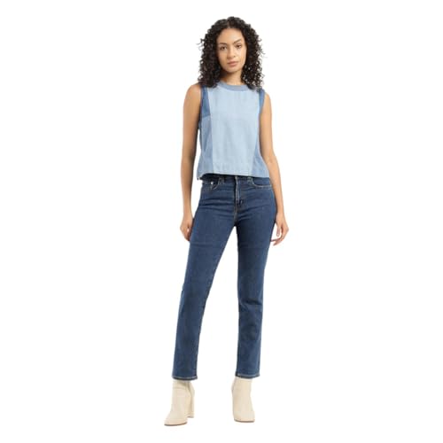 Image of Levi's Women's 724 High Rise Slim Straight Fit Jeans