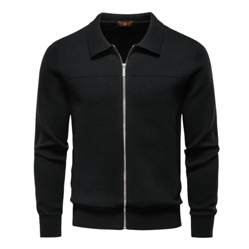 Gilet en tricot zippé homme maille haut de gamme business casual