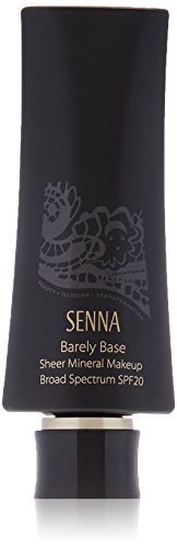Senna Cosmetics Barely Base Sheer Mineral Makeup SPF 20, Glow, 1.7 Fluid Ounce