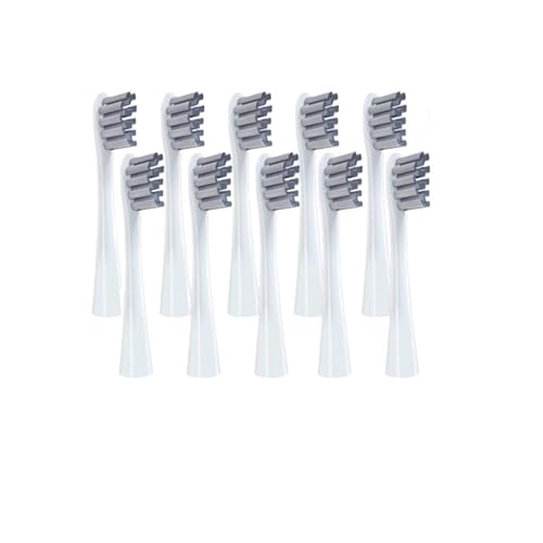 muyihui One/ Air2 /SE/X/X PRO/ Z1/ F1 �d�����u���V�w�b�h 10 �����\�ȃu���V�w�b�h�ƓƗ������p�b�P�[�W(10 Gray)