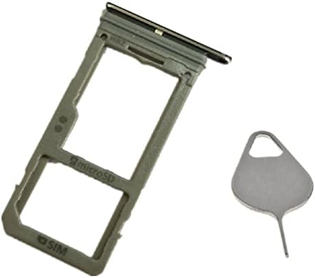 YESUN Single Sim Card Tray Micro SD Holder for Samsung Galaxy S8 G950 / S8 Plus G955 Slot Socket (Black)