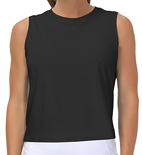 Image of THE GYM PEOPLE Women's Workout Tops in Ice Silk Quick Dry Sleeveless