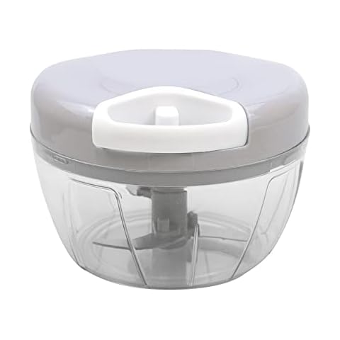 Onion Cutter Manual Chopper with Pulley as Vegetable Cutter, 500 ml Onion Chopper Capacity Multi Chopper for Onions, Vegetables, Fruit Cover