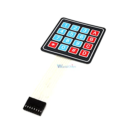 4 4 Matrix Array/Matrix Keyboard 16 Key Membrane Switch Keypad DC 35V 100mA 1W for Arduino 4X4 Matrix Keyboard