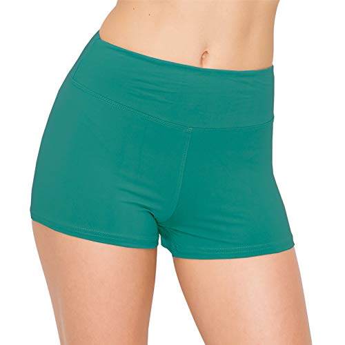 Image of ALWAYS Yoga Shorts for Women - High Waisted Workout Biker Shorts for Yoga, Running & Under Dress Anti-Chafing Comfort