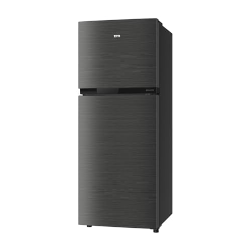Image of IFB 241L 3 Star 10 in 1 Convertible, Advanced Inverter Frost-Free Double Door Refrigerator with 30 Hrs Cooling Retention, Freezer LED & 4 Year Super Warranty (2026, IFBFF-291CYOSETM, Onyx Grey)