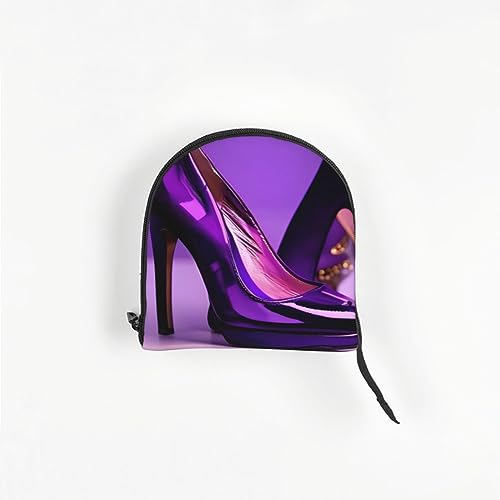 Sac de transport petits chiens chats lapins violet avec imprimé talons hauts - 6