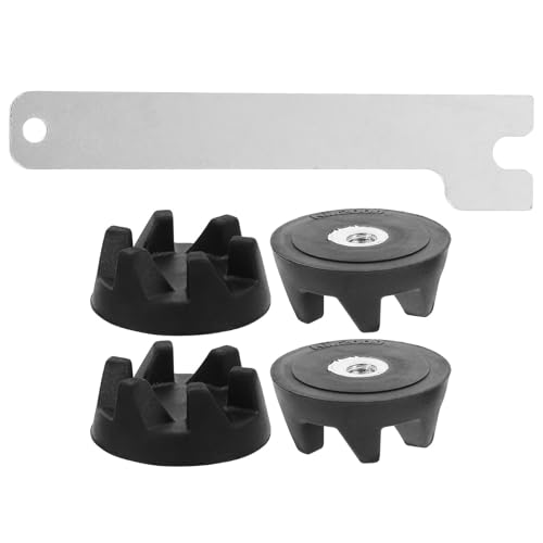 MINAOLULUS Llave Inglesa y Engranajes de Acoplamiento en Hierro y PP para Repuesto de batidora de Vaso, 1 Set con Herramienta de extracción, Compatible con Modelo WP9704230VP, Adecuado para