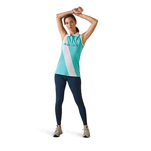 ARIAT Women's Taryn Polo, Pool Blue, XL