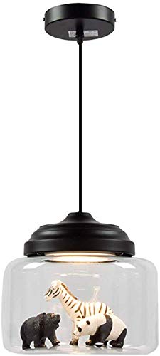 Preisvergleich Produktbild Pendelleuchte Lampen-Schlafzimmer-Mädchen Flur einzigartige Atmosphäre kreative tierische hängende helle Farben oberste Priorität Warm Kinderzimmer Metall glassand Deckenleuchte