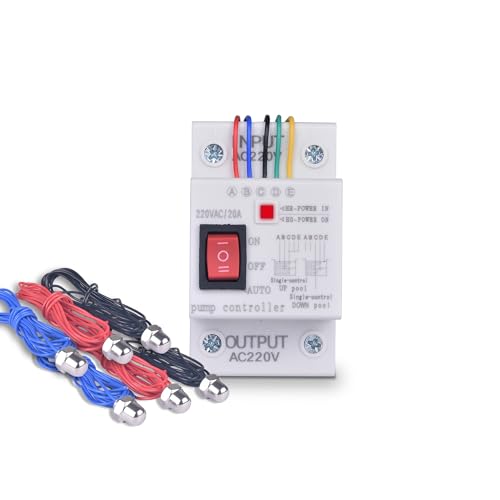 Image of Water Level Controller for Overhead Tank, Automatic, 230V, 10A, with Pump Control (With Sensor)