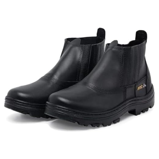 Bota De Segurança Masculino Couro Com Biqueira Elastico (44)