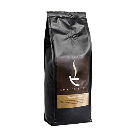 Spiller & Tait Signature Blend Coffee Beans - Multi Award Winning - Freshly Roasted in the UK - Espresso Blend Suitable for All Coffee Machines (1kg) Cover