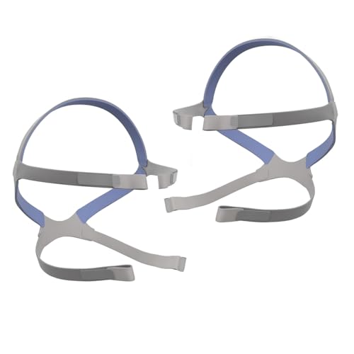 USNUANNU 2Pcs Replacement Universal Nasal Guard Headgear Replacement Headgear for ResMed Mirage FX Nasal Guard Breathing Machine Accessory for Mirage FX Elastic Fabric Strap