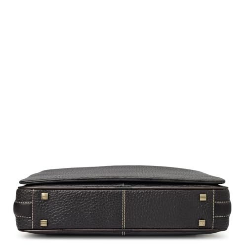 Image of Da Milano Leather Laptop Bag for Men & for Women - Fits Upto 15 inch Laptop (6166D)