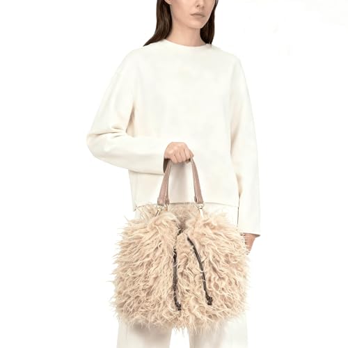Bolso tipo Tote de piel sintética suave miniatura 4