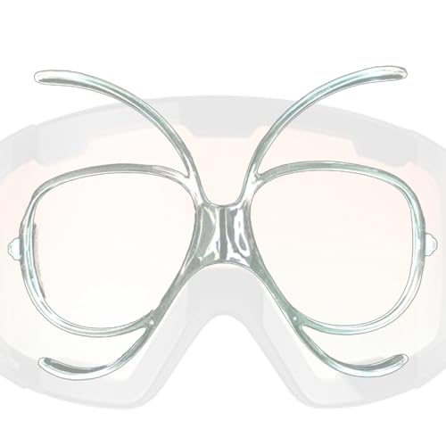 度付きスキーゴーグル Rxインサート スキー/スノーボードゴーグル Rx 度付きアダプター | プロフェッショナル 透明 曲げられるポータブル インナーフレーム スノーボード オートバイ ゴーグル用