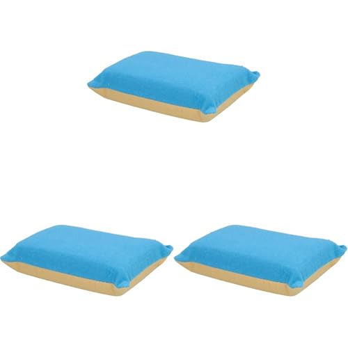 Nigrin 73803 Anti-Beschlag-Schwamm, für Auto Innenscheiben, beseitigt Kondenswasser-Beschläge, verhindert erneutes Beschlagen, 12 x 8 x 4 cm, gelb-blau (Packung mit 3)