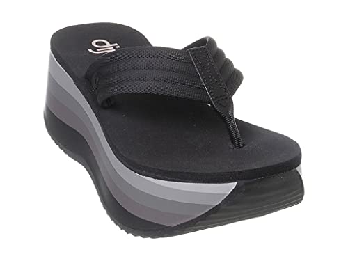 Tamanco Dijean Plataforma Colors - Preto - 36